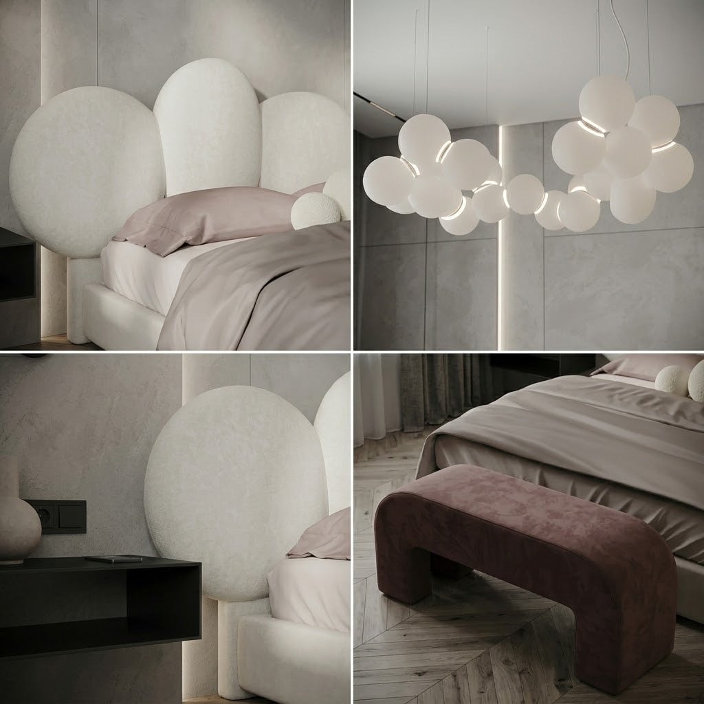 Cashmere Curve Bed